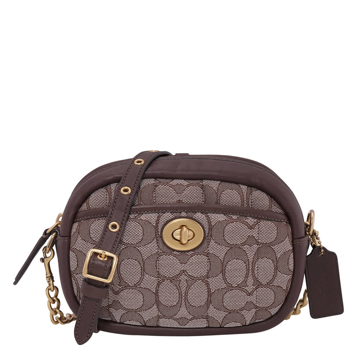 Small Signature Bag Coach Camera Jacquard