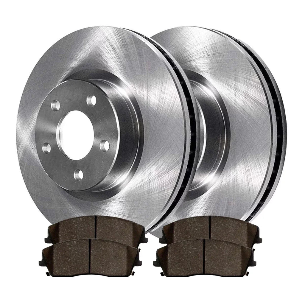 Rotors V6 AutoShack Pads 2005-2013 Chrysler Performance Challenger and for 2005-2008 Passenger 300 Ceramic Magnum 2006-2013 Front Brake Kit Side Dodge 2009-2013 Driver Charger and Replacement
