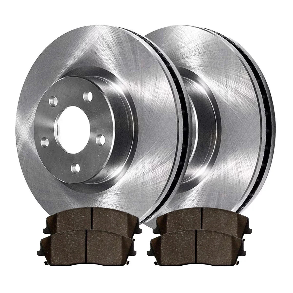 Rotors V6 AutoShack Pads 2005-2013 Chrysler Performance Challenger and for 2005-2008 Passenger 300 Ceramic Magnum 2006-2013 Front Brake Kit Side Dodge 2009-2013 Driver Charger and Replacement