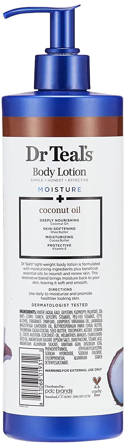 Oil, Plus Coconut Pack Body Nourishing 18 Dr Lotion, Oz, Teals 3 Moisture