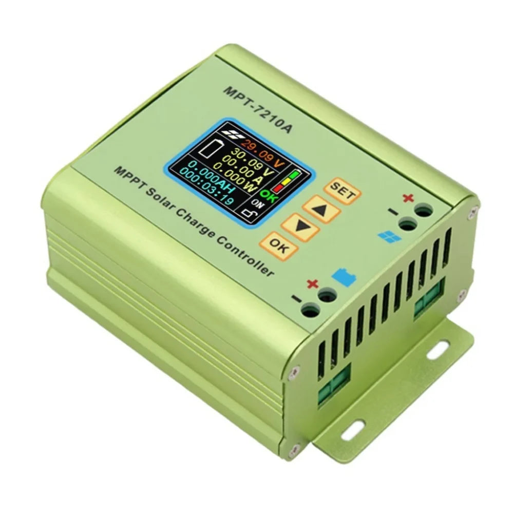 Control Controller, Boost Mppt V Solar Module to 24 Voltmeter Numerical Charger V 72 Battery Ammeter