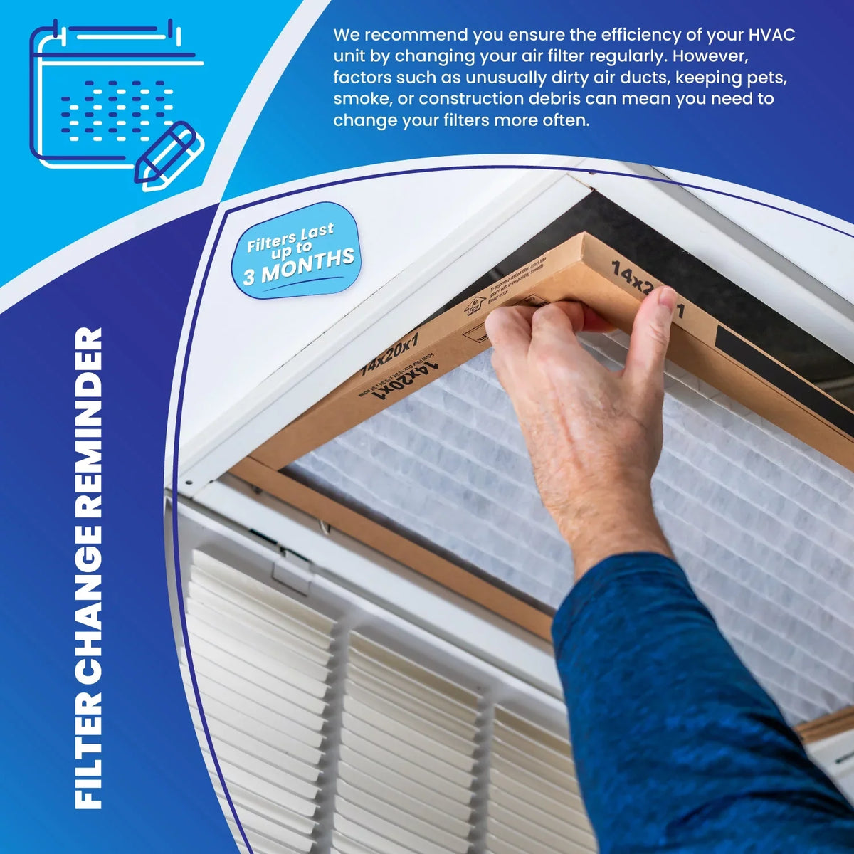 Accumulair Titanium Reduction Allergen Air Filters Pack) 14x20x1 (4