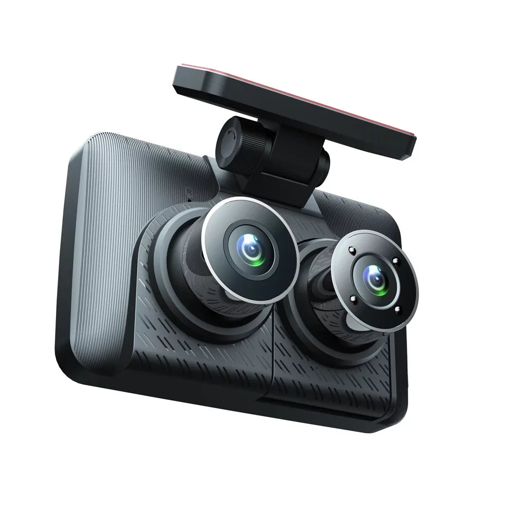 Mirror, Wide Safety Clear Camera Cam, ammoon Rearview Recorder, Angle 3 Car Auto Cameras Driving Recorder Car Dash