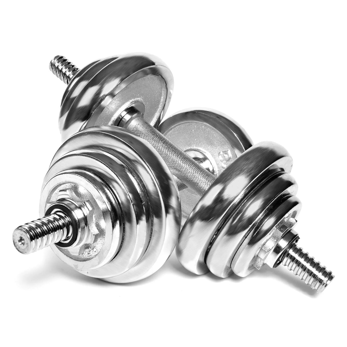 Dumbbell Bodybuilding Fitness for Weight Training Set Lifting 30KG Adjustable Bar Weights