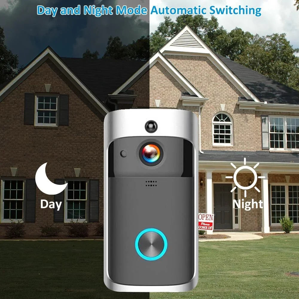 Detection WiFi Wireless Security Camera Motion Video Intercom Camera Doorbell Bell Vision Smart Night Doorbell Home Visual Door
