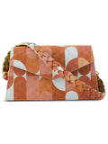 Leather Beige Zaya Women's Handbag Strap Picasso Single Purse Patterned Neutral