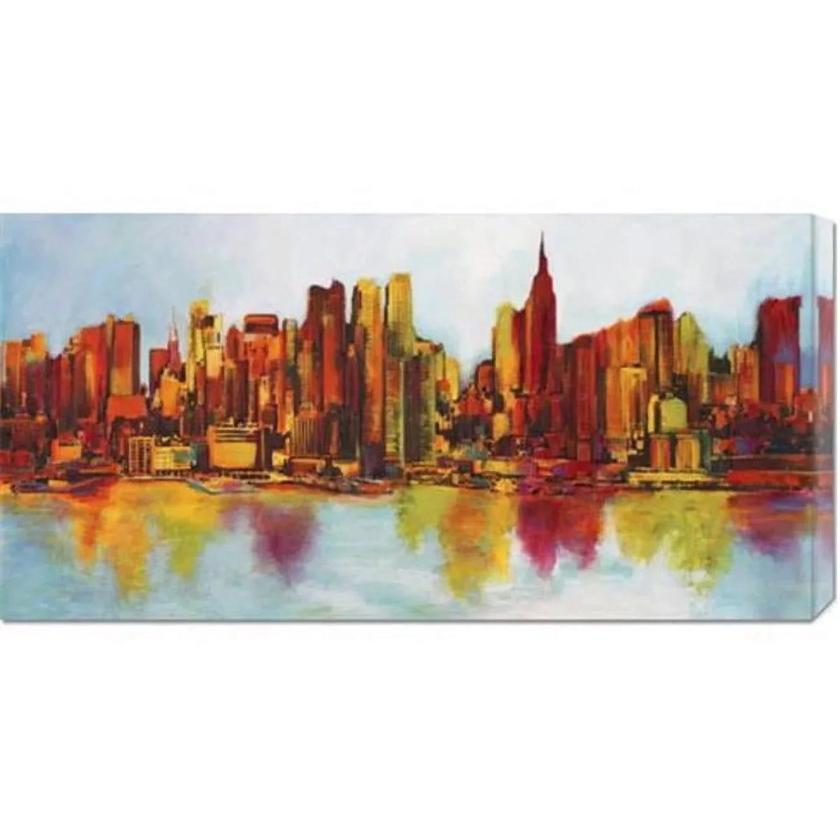 Becaud 'New Stretched Claude Abskyline' York Canvas