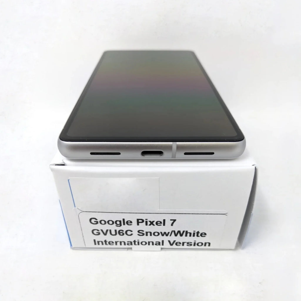 Unlocked GVU6C Snow Pre-Owned (Like Pixel Phone - 6.3" Google 7 Factory 256GB 8GB 50 New)