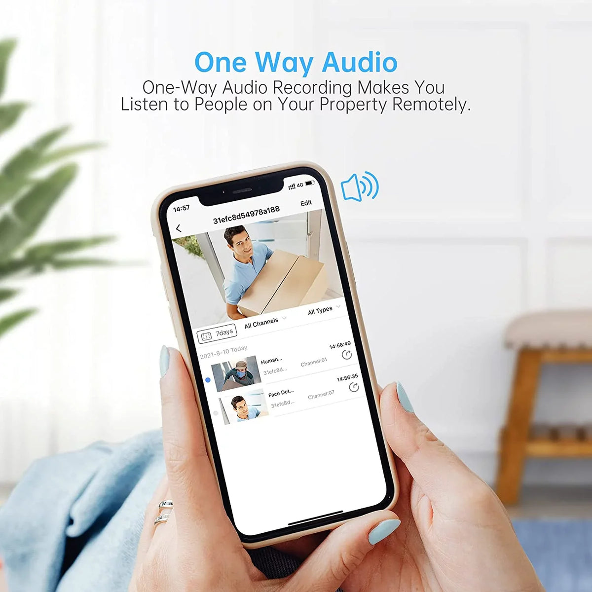 Indoor System Surveillance Channel Security 2TB , Vision, Audio than 8 1080P,Night 3MP Detection Outdoor Wireless WiFi System,Clearer Cameras 4Pcs Kits, Human with Camera with