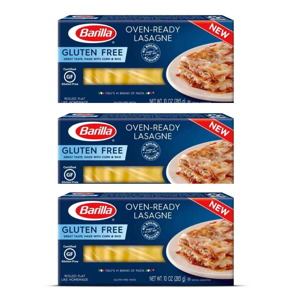 Noodles Free 3 Pack Lasagna Barilla - Gluten