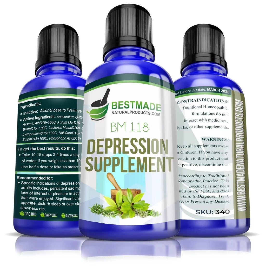 (BM118) Supplement Depression & BestMade Remedy