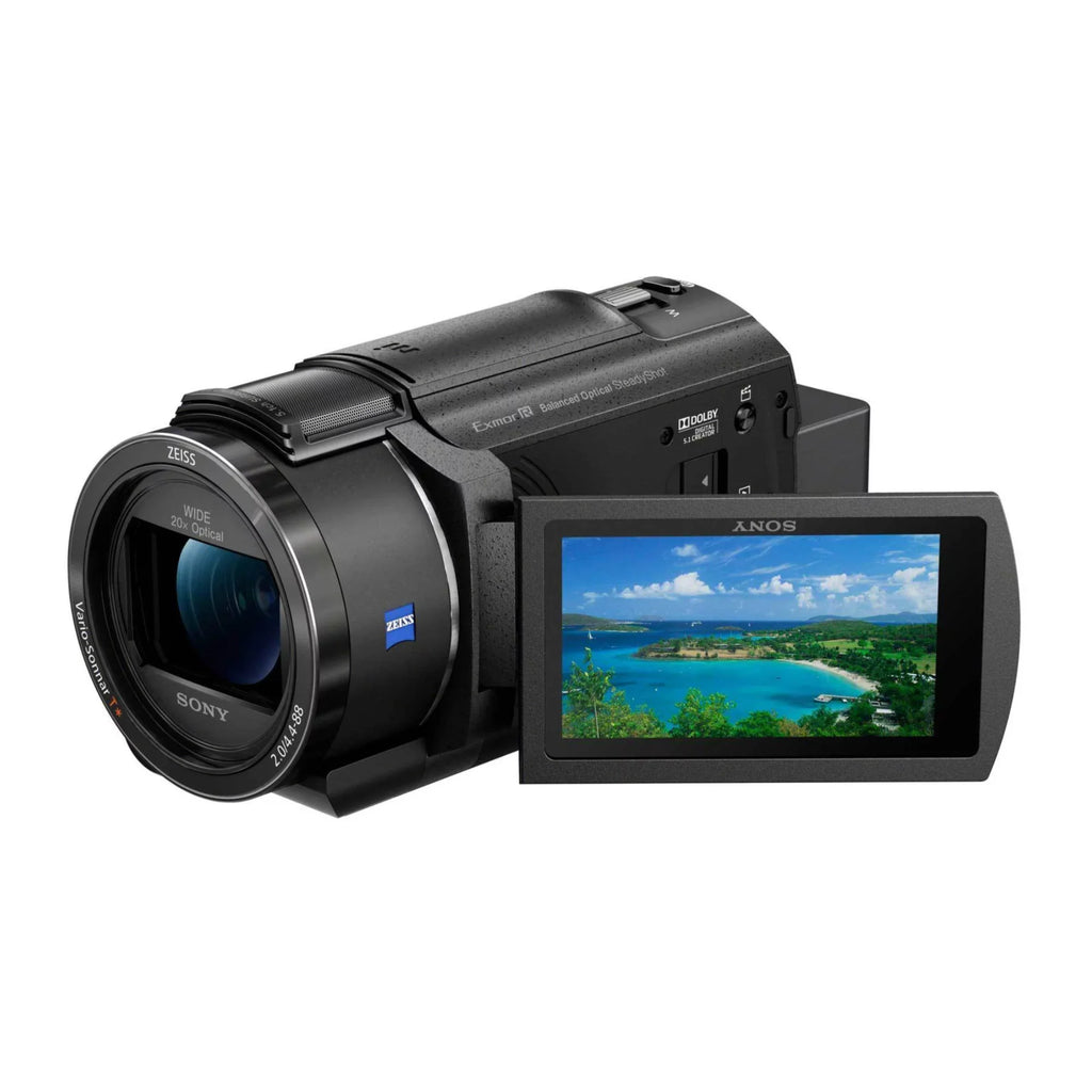 Camcorder Handyman with Bag, Accessory Sony Tripod Bundle -AX43 4K and