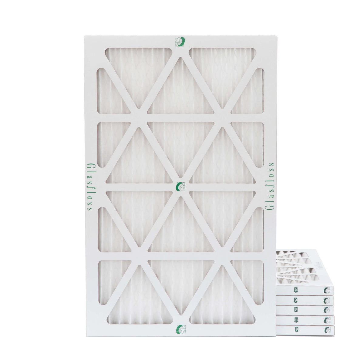 Pack Size: 6 Filters 9-1/2 Glasfloss. 10x24x1 x by Pleated Air 7/8 23-1/2 x 10 of Actual