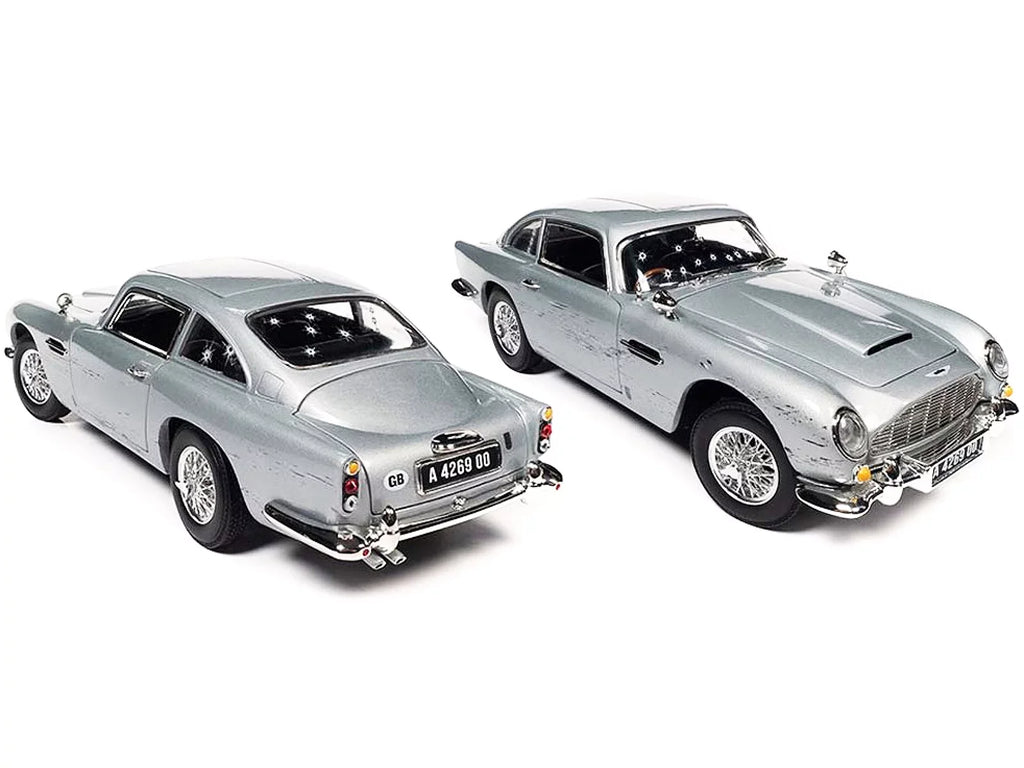 Aston CP7840 Martin Holes (James Bullet Bond Limited with Damage 1/18 007) DB5