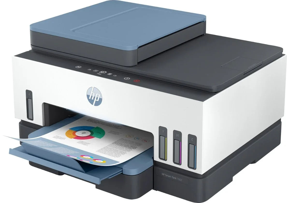 2 Years Tank Ink Dark Wireless Surf All-In-One of with Included Printer - up Smart to Blue Inkjet 7602 Supertank