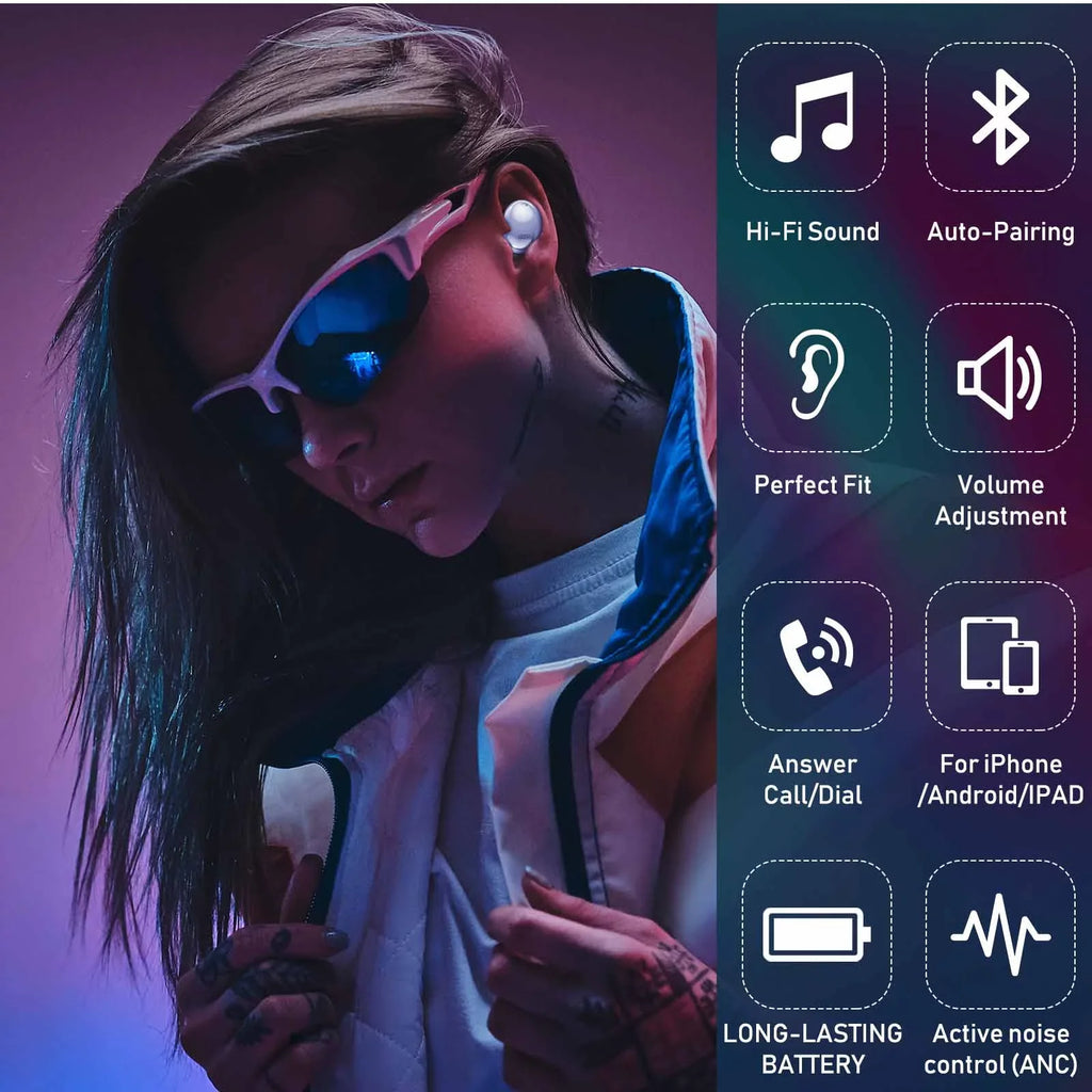 Bluetooth UrbanX Purple For Pro Plus Earbuds Case Cancelling With Buds Active Included) V5 Wireless Charging vivo True (Wireless Street Noise