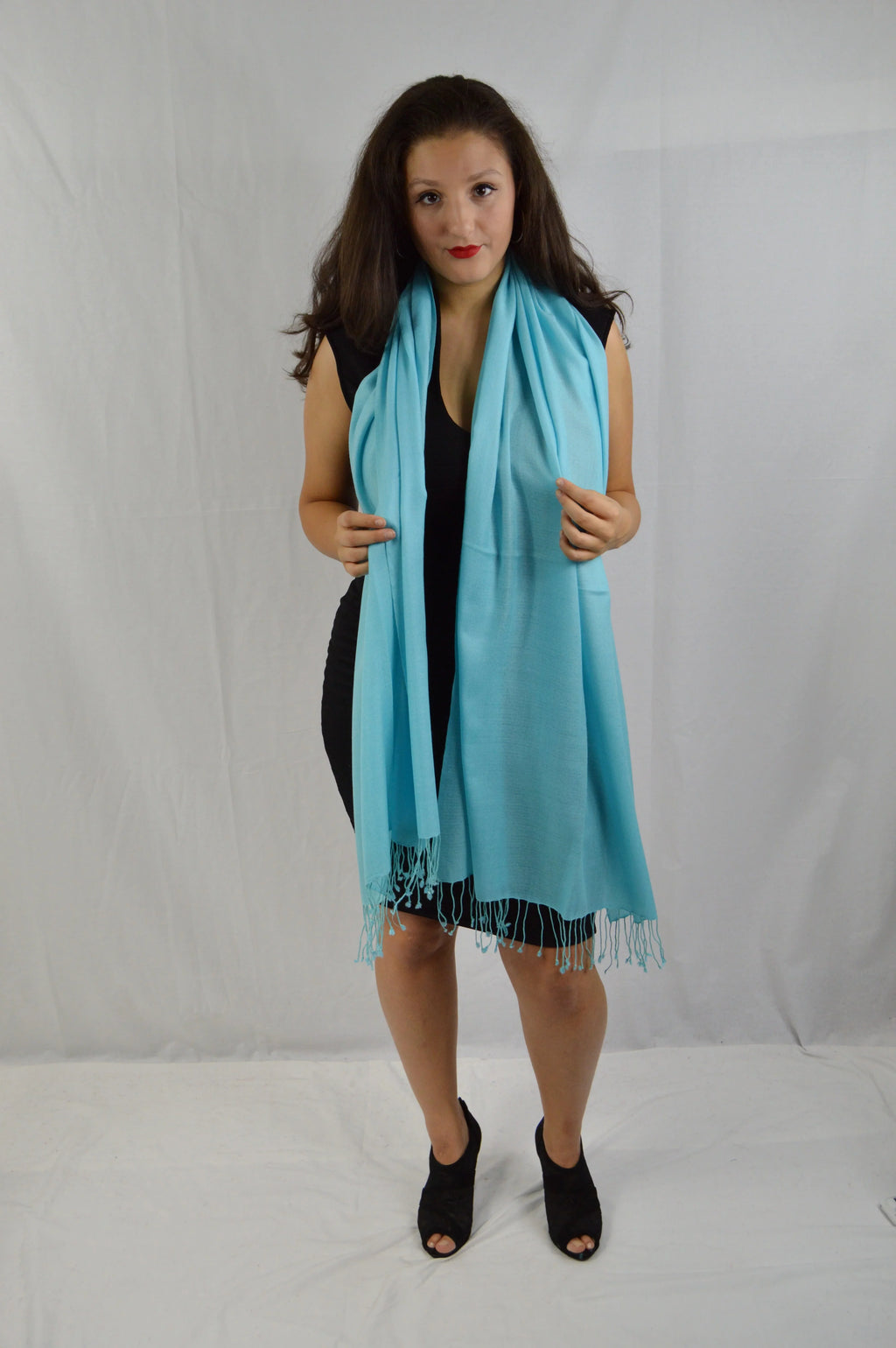 Fancy Regular (Tiffany Shawl/Evening Pashmina Shawl/Light Shawl/Scarf/Scarves Shawl/Moisture Shawl) Shawl/Pashmina Blue Shawl/Summer weight Shawl/Sheer