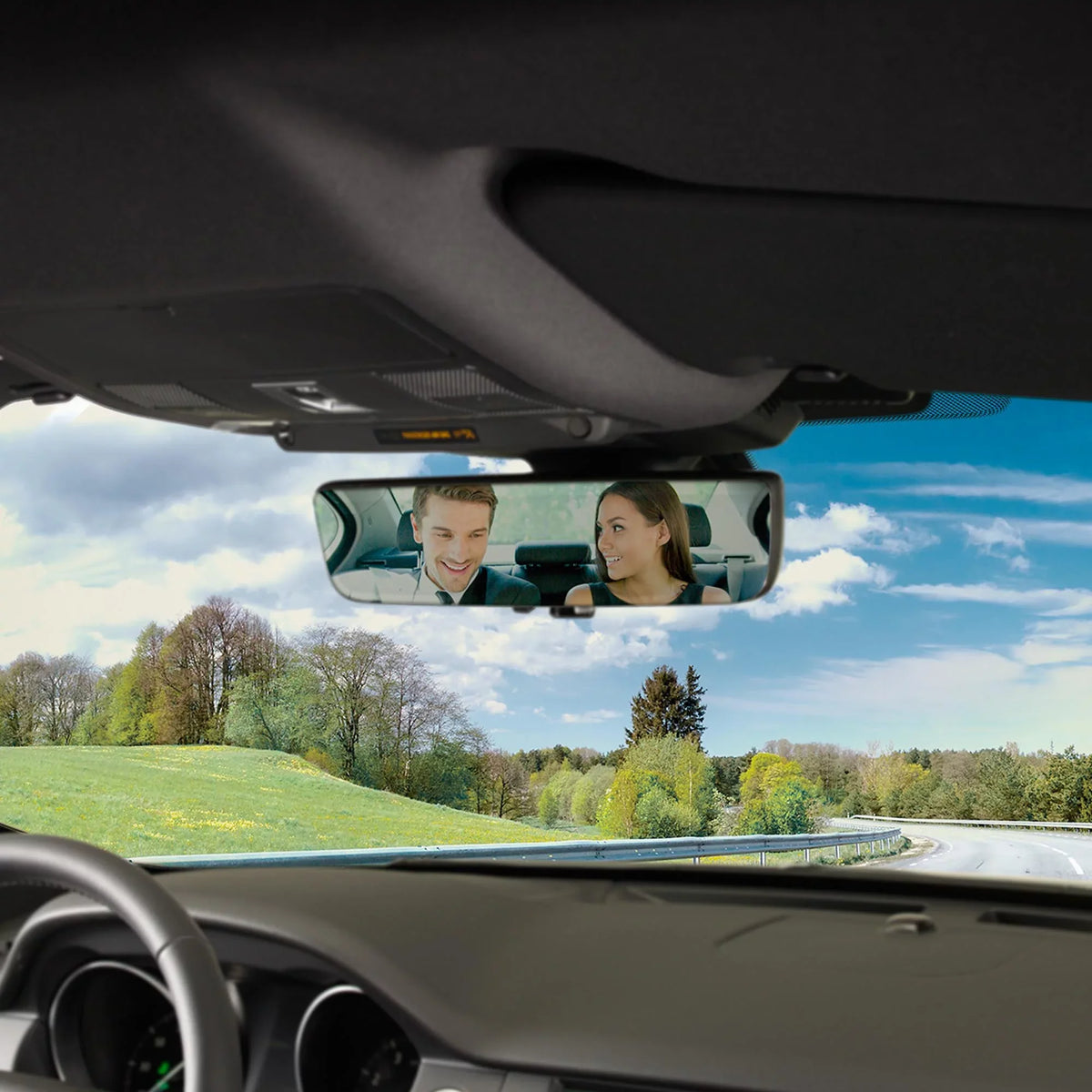 Back Up Audiovox Display Rear Full with Mirror Mirror Camera View Mode Auto-Dimming, Gentex Mode and