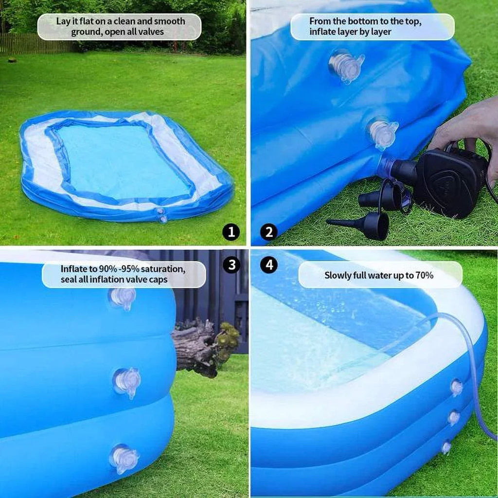 for Pools Garden, Inflatable Toddlers, & 22 and Pools Adults, Pool Ball Outdoor, inch Babies, Swimming 120 X Kids Packable for Party 72 OTFitness Pool Pool X Swimming Backyard, Summer