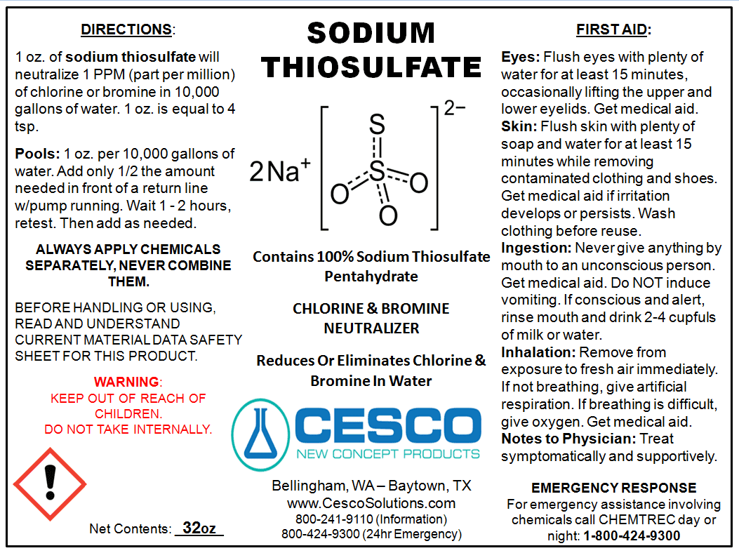 Thiosulfate for Premium 15 Solutions Chlorine Package lbs Bulk - - Tubs for Neutralizer Dechlorinator Cesco Remover Hot Aquarium, Chlorine Pentahydrate Technical-Grade by Pond Pool Pools, - Sodium