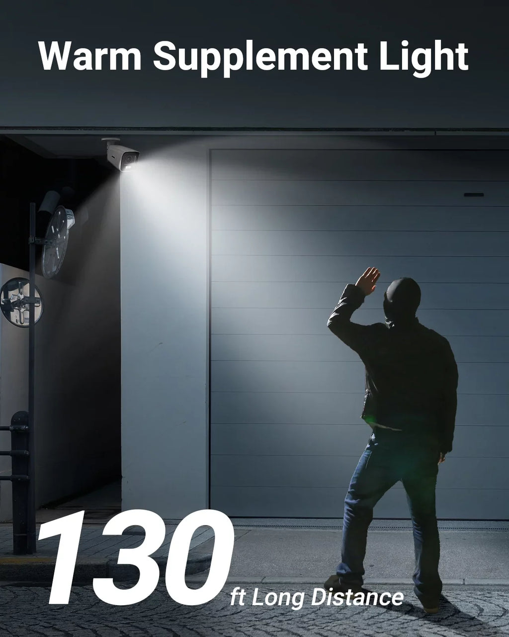 4K Detection Night with Light True Supplement Human Color Security Poe Vehicle Camera Vision Ultra Full