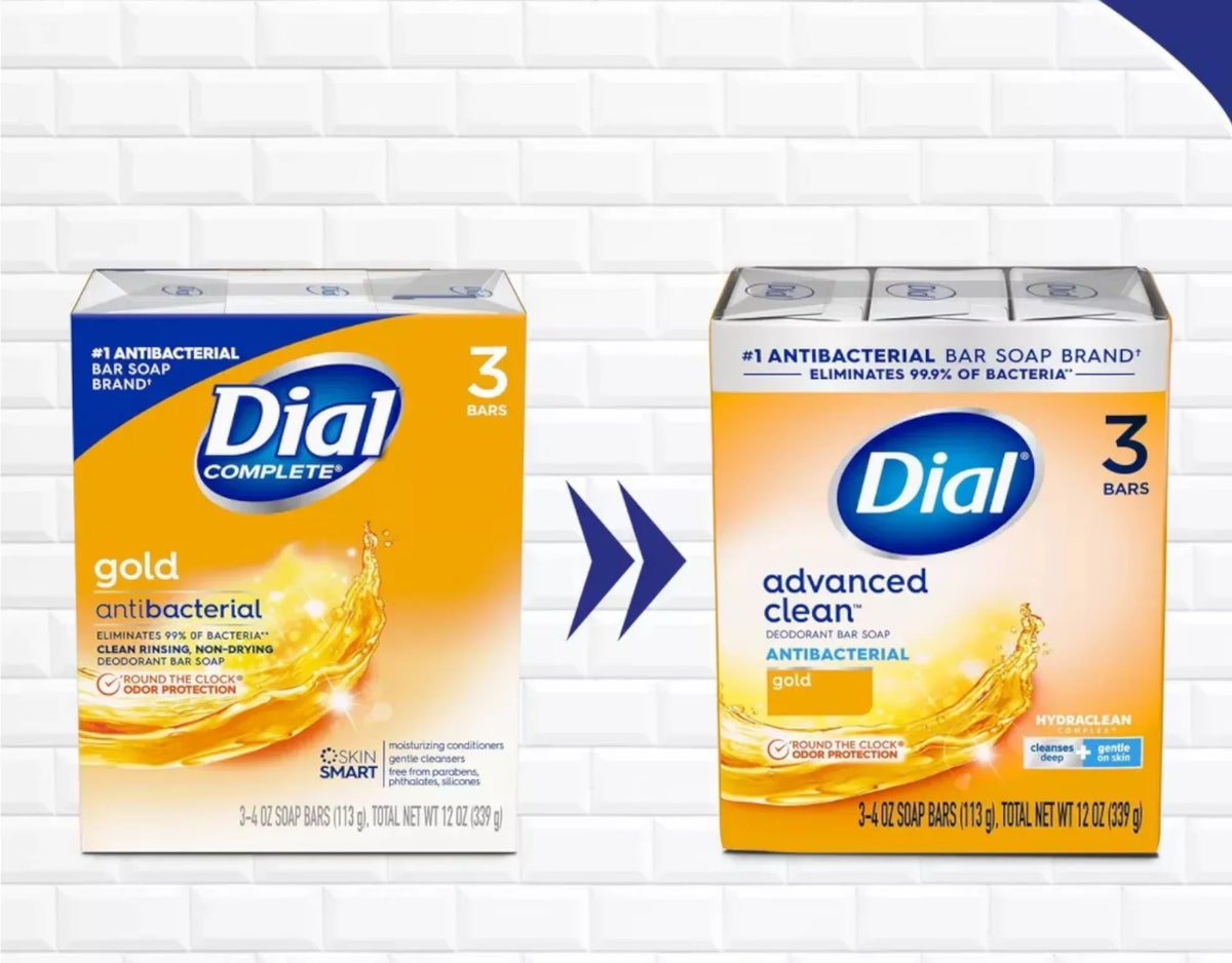 Pack Dial Each Soap 3 Count Gold 3 4oz Deodorant Antibacterial