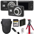 Spider Kit Digital (Black)+ - Kodak 64GB Tripod FZ55 Case + Camera