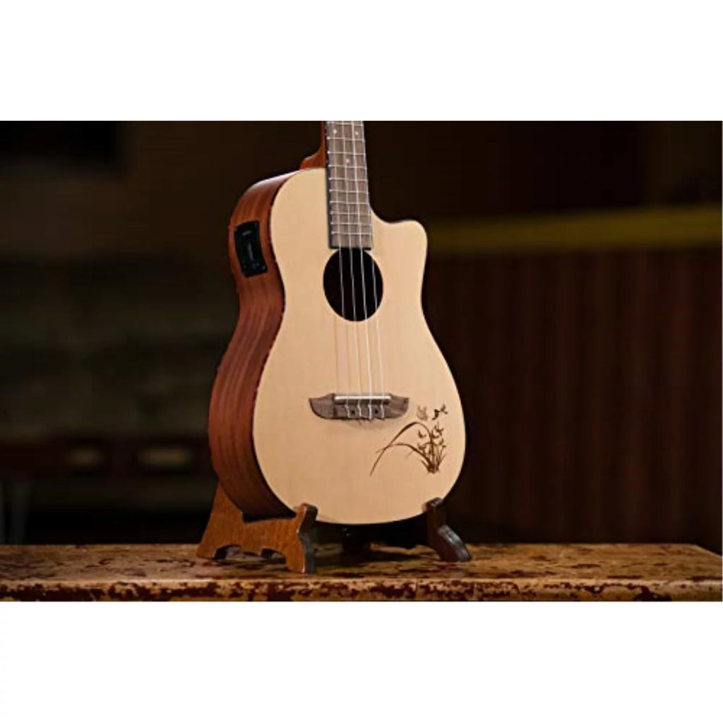 Series Bass Bonfire Ukulele Acoustic Ortega Electric