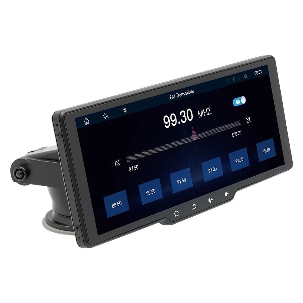Car Portable Car Camera Auto Video Recorder Car Player Dcenta 10.26in Rearview MultiMedia Car Multi-language Mobilephone Camera CarPlay Camcorder Control Wireless
