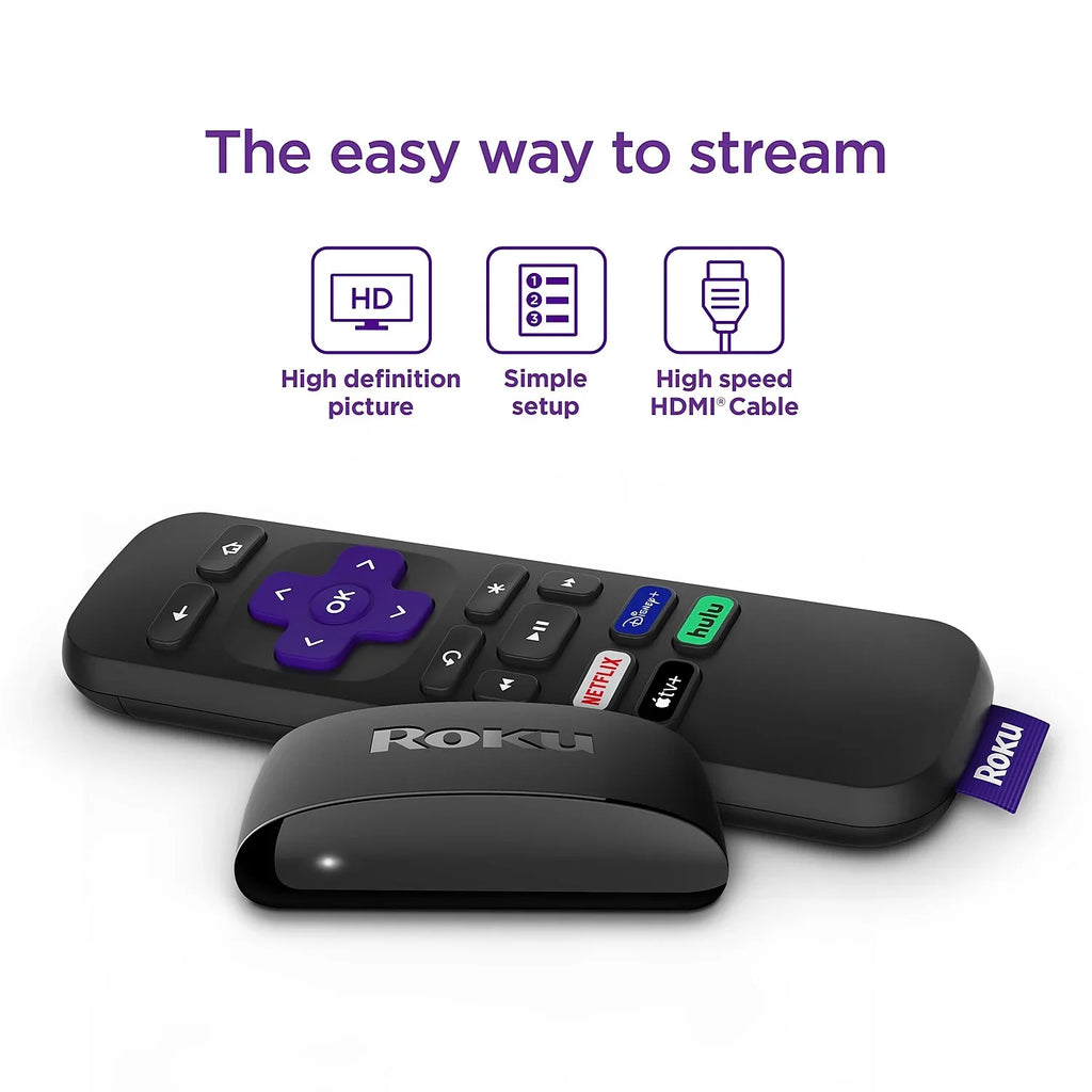 and Roku High Streaming Express Simple Speed Player Remote Cable Media with