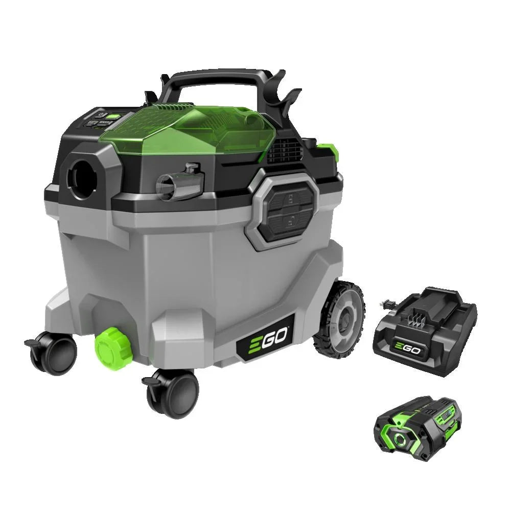 Vacuum Charger With Wet/dry 9 Gallon And 5Ah Battery Kit Ego