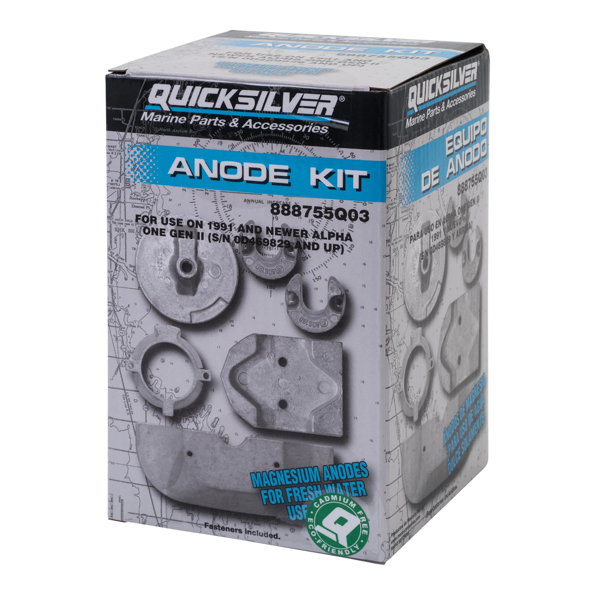 Anode Quicksilver Kit 888755Q03 Magnesium