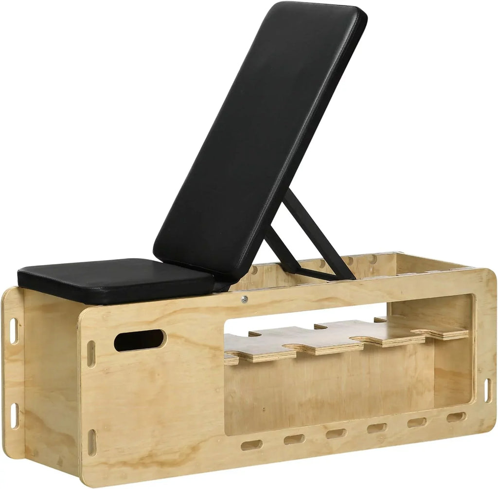 Gym For Storage Bench, Chest With Equipment Bench Workout Weight Rope, Strength Incline Resistance & Adjustable Bench Weight Rack Arms Training Lifting Home