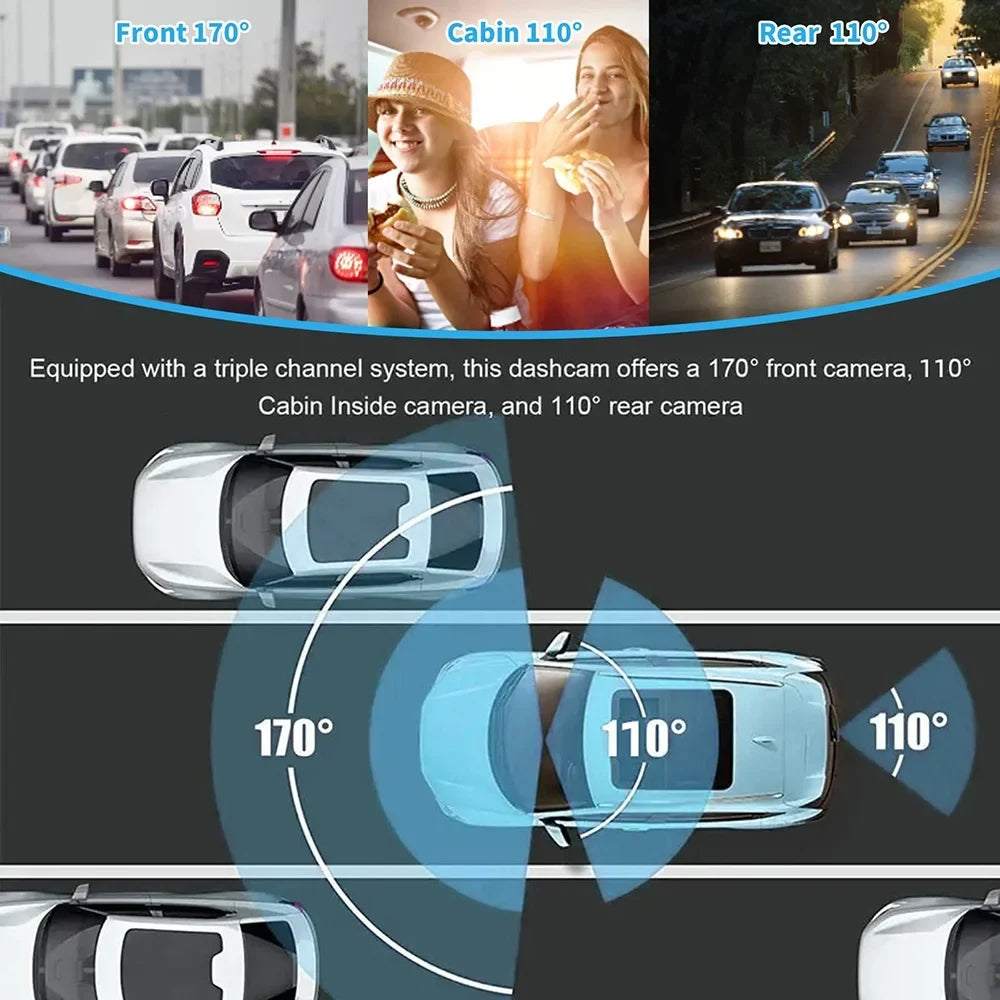 Inside Cam Rear Dash Cameras Car Rear Safety 3 Video Car Mirror 4in 4in 1080+720+480P Dash 1080+720+480P 4in Rearview Video Vision Camera,Cameras Aumotop Inside 1080+720+480P Car Cameras 3 Car Cam
