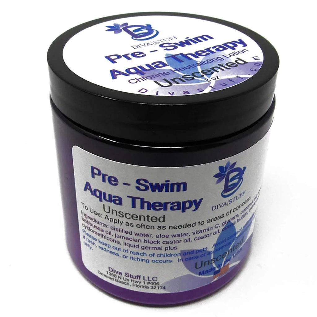 3 Salt Stuff From Body Diva Neutralizing Aqua Therapy Pre-Swim Chlorine Unscented, Lotion,Protects and Moisture, Chlorine pack,By Skin
