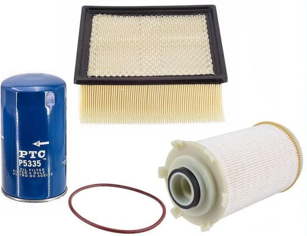 & Fuel Air Filter For 07-10 Oil Dodge 3pc Separator 2500 Moisture Ram 6.7L Diesel