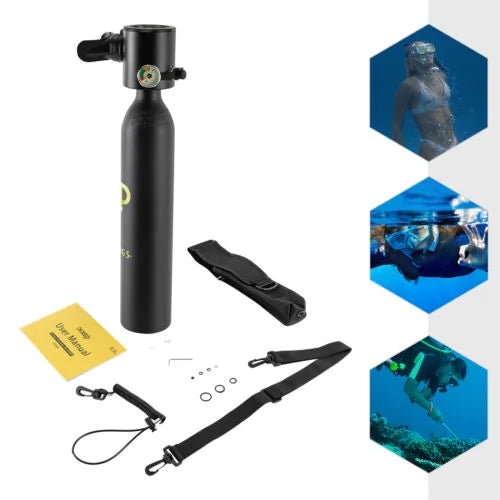 Equipment Cylinder Underwater Breath Tank Scuba Oxygen Diving Tank Mini Dive