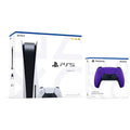 Controller - Bundle 5 Playstation (Sony Purple Version with Disc Galactic Sony PS5 DualSense Disc) Extra