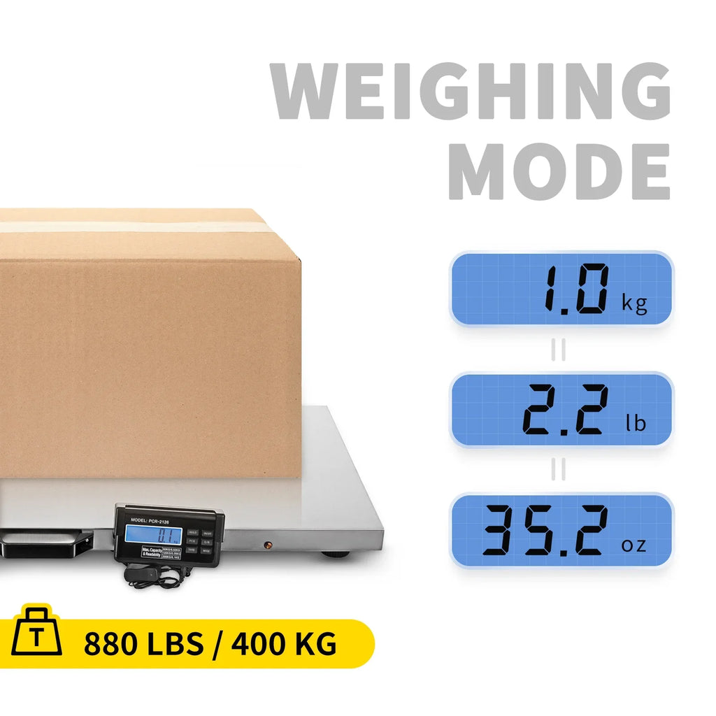 Large 0.2lbs Scale Animal Scale 700lbs Floor x Pet Platform Scale Industrial Scale Digital Weight Livestock Scales Goat Vet Pig Scale Large Scale Steel Scale Stainless 40.6x20.9Inch Dog