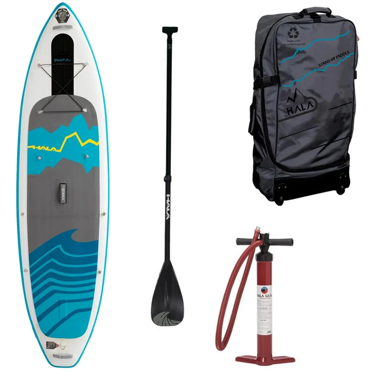 Hala Tour Board Paddle Stand-Up Straight Inflatable () Up