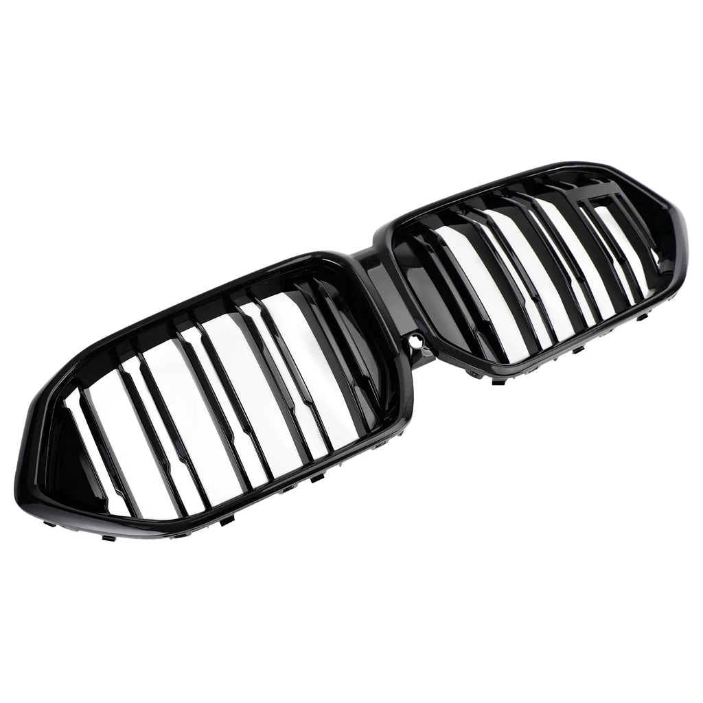 Black Fit Grille M50i Bumper W/Camera Front G06 for Grill 2020-2022 Hole X6