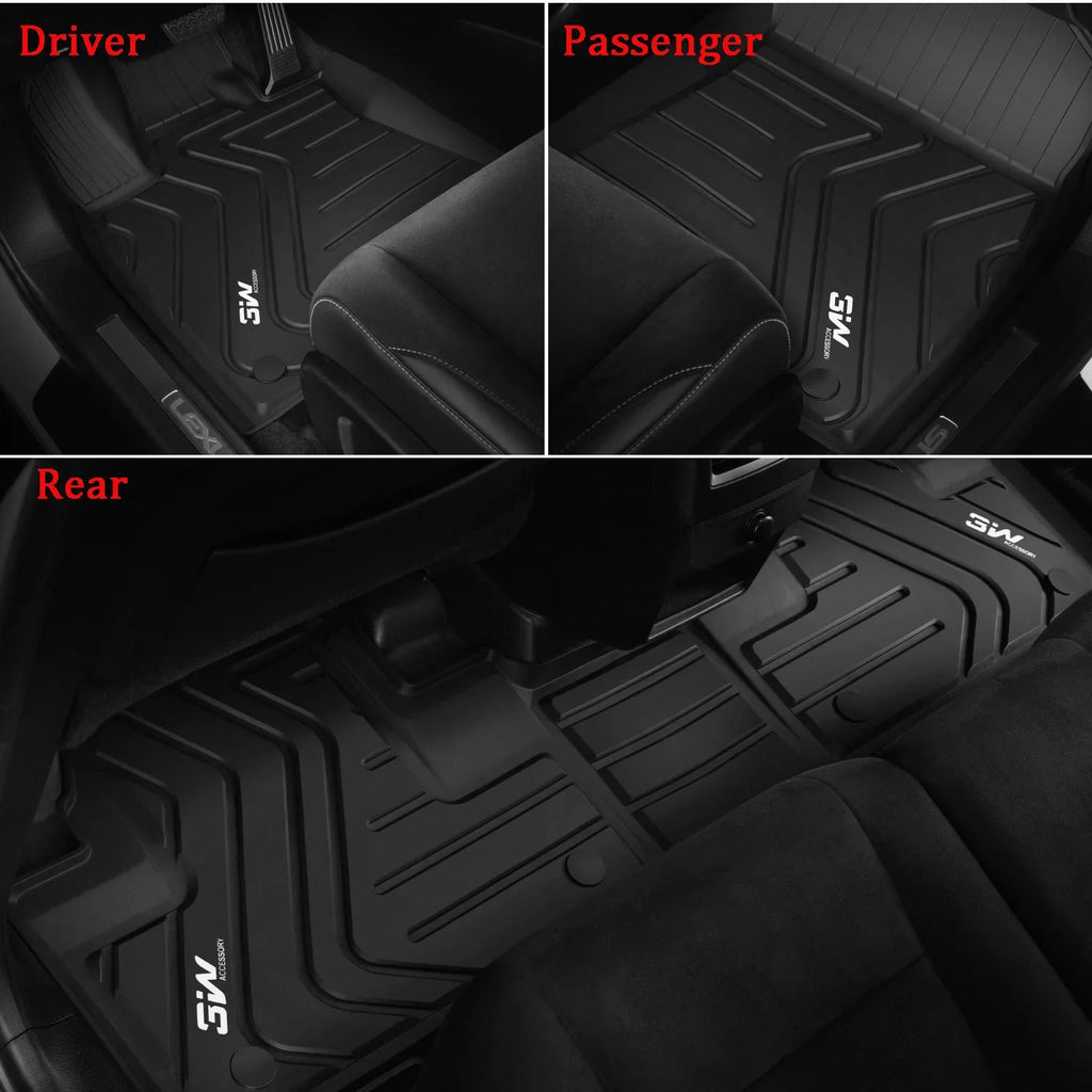 (2016-2020) with Mats Climatic All Liner Mats - Car Floor RX450h, Lexus for Heavy Duty Lexus Black for RX350 Floor Odorless Set 3W Custom Fit Carpet