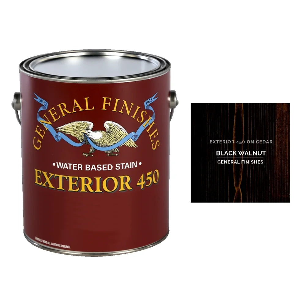 , 450 General Black Quart Finishes, Walnut,