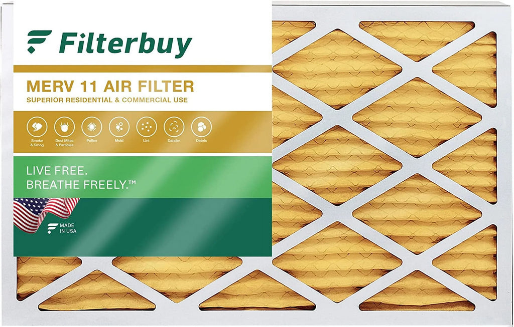 Air Furnace 16x25x4 Filters Pleated (1-Pack) Filterbuy 11