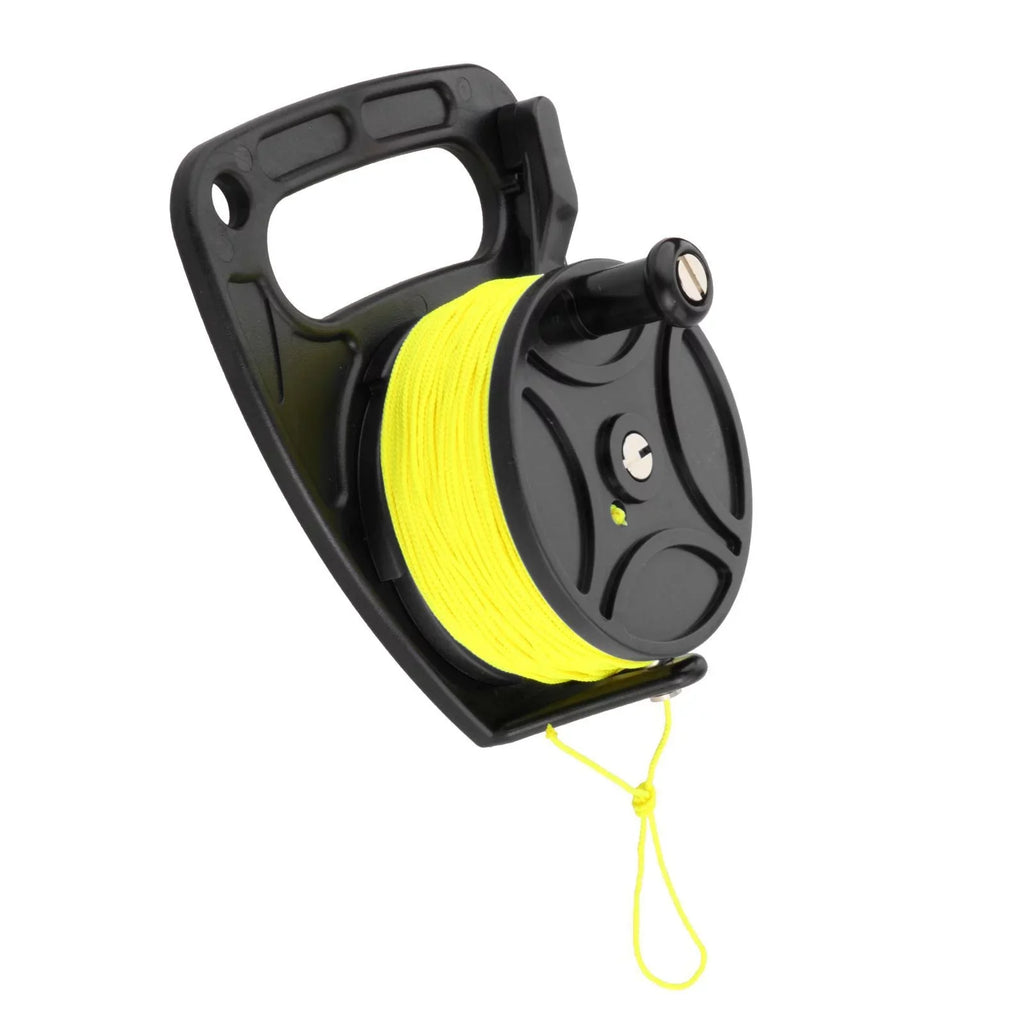 Diving Reel Black Handle Heavy Spear meters Duty Exploration Safety for Anchor 83 Gear Kayak Scuba Underwater Wreck Recreational Fishing