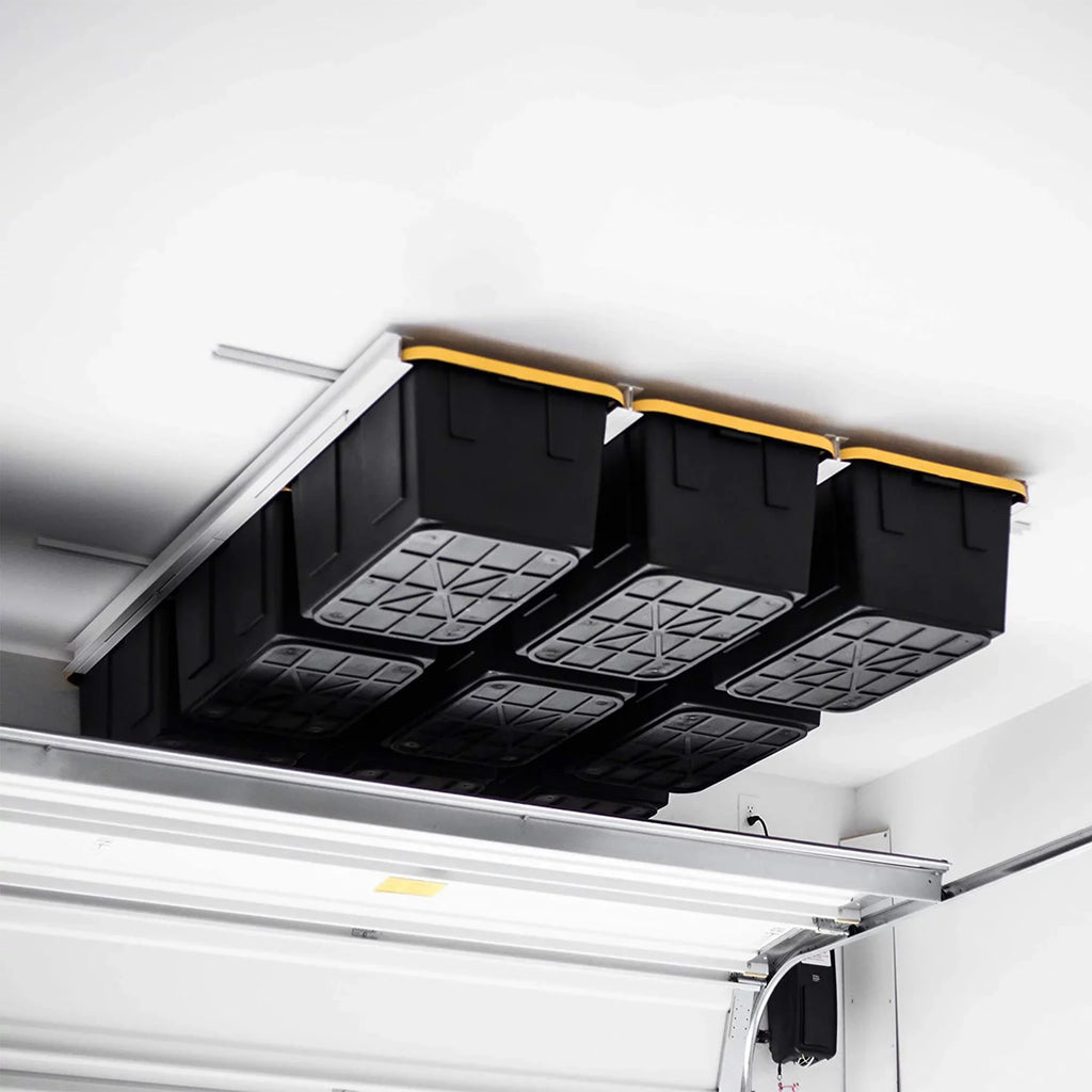 for Steel Storage Containers E-Z Rack Tote Storage Ceiling Garage Overhead