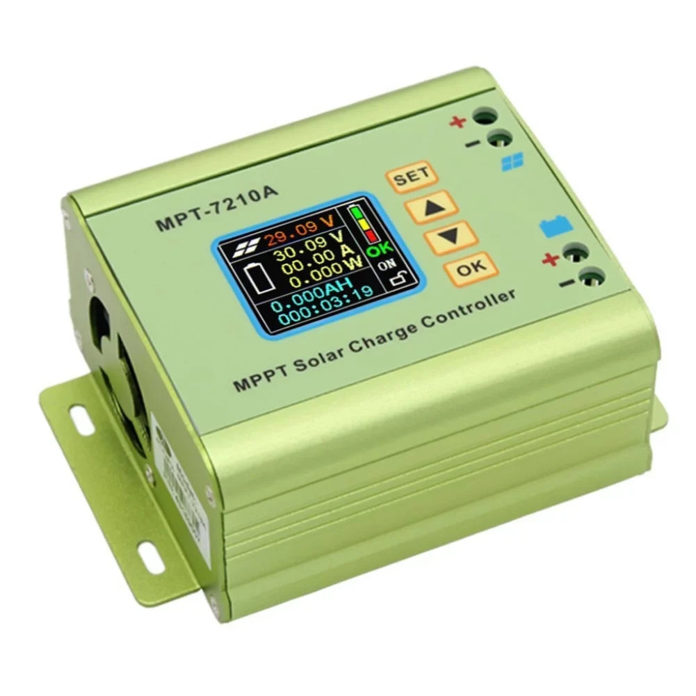 Control Controller, Boost Mppt V Solar Module to 24 Voltmeter Numerical Charger V 72 Battery Ammeter