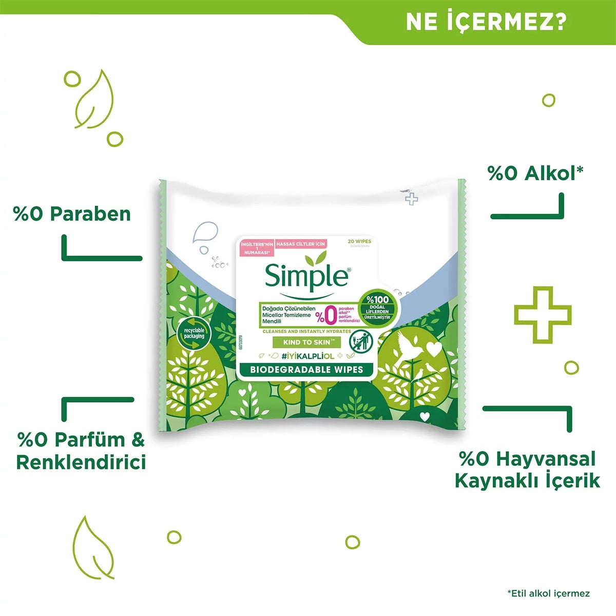 Simple 25S Of Pack Cleansing 3 Micellar Skin (75 Kind Wipes) To Wipes