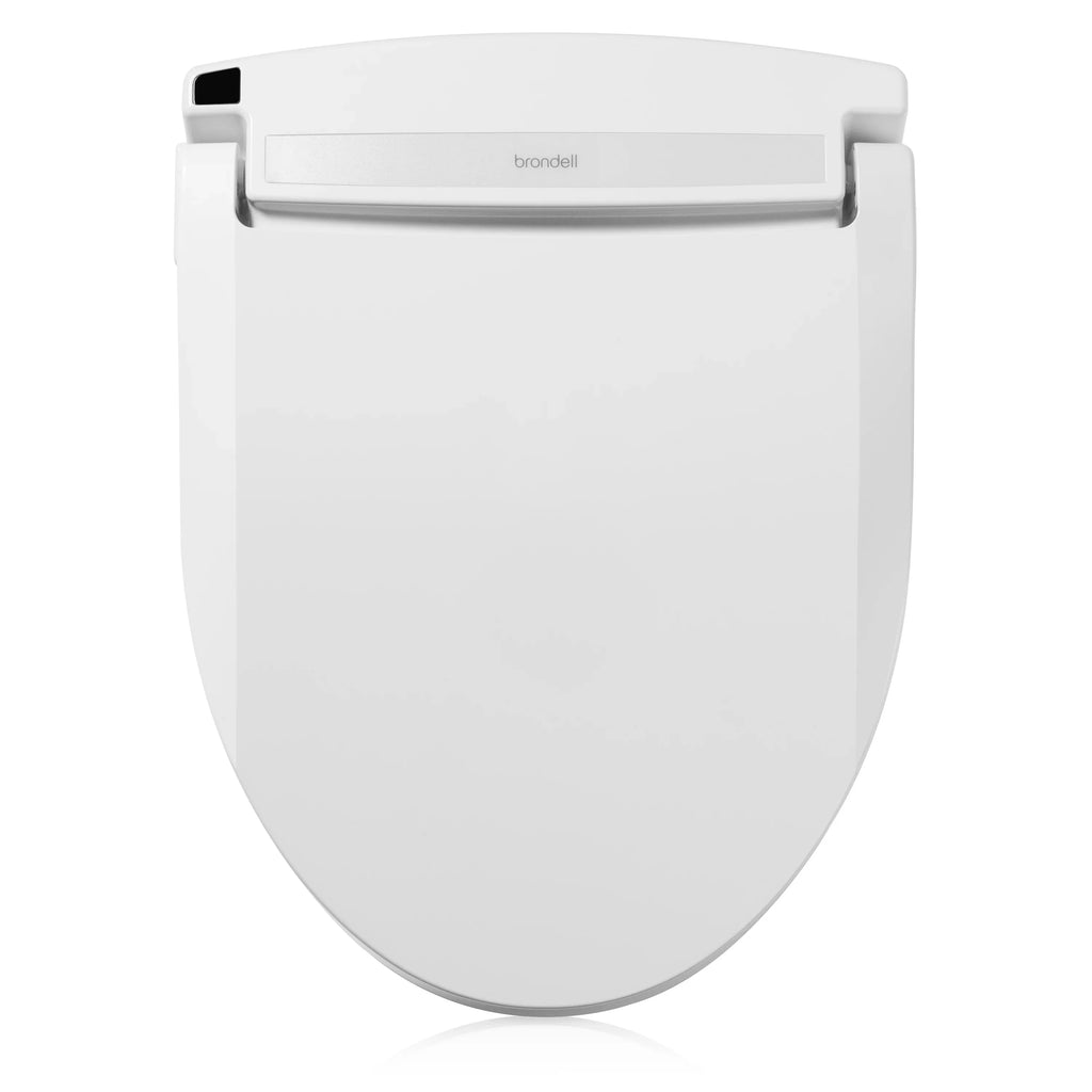 EM617 White Brondell Bidet with Toilet Control, Round Swash Remote Advanced Seat