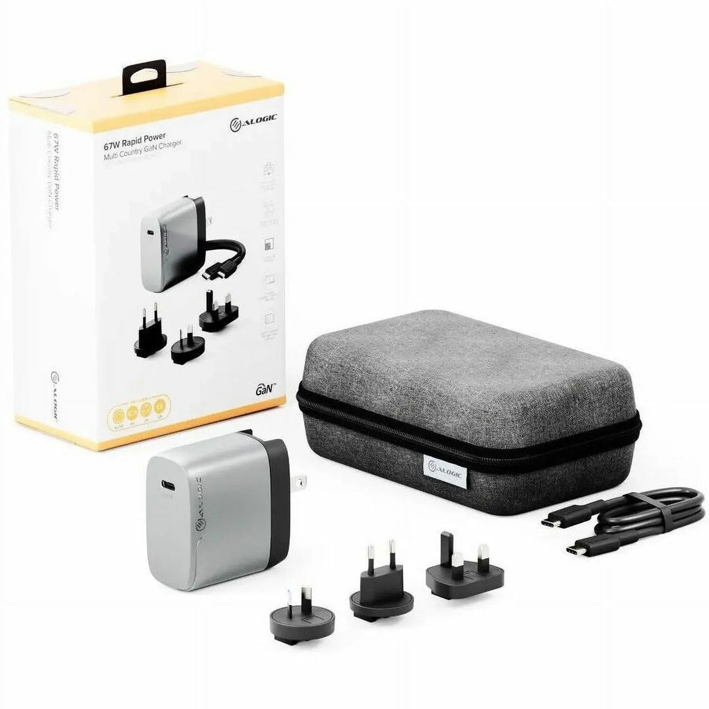 Rapid Power Charger Multi-Country 67W 1X67 Alogic GaN
